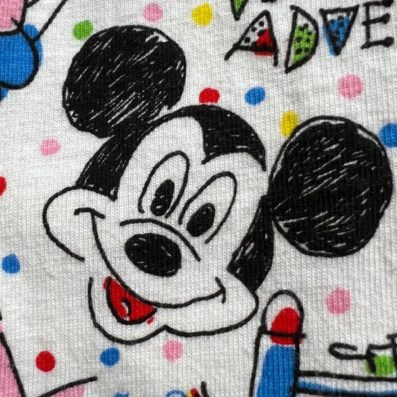 Ken Done For Walt Disney Co. Pants Size L Made in USA High Elastic Waist Lounge - Picture 6 of 9